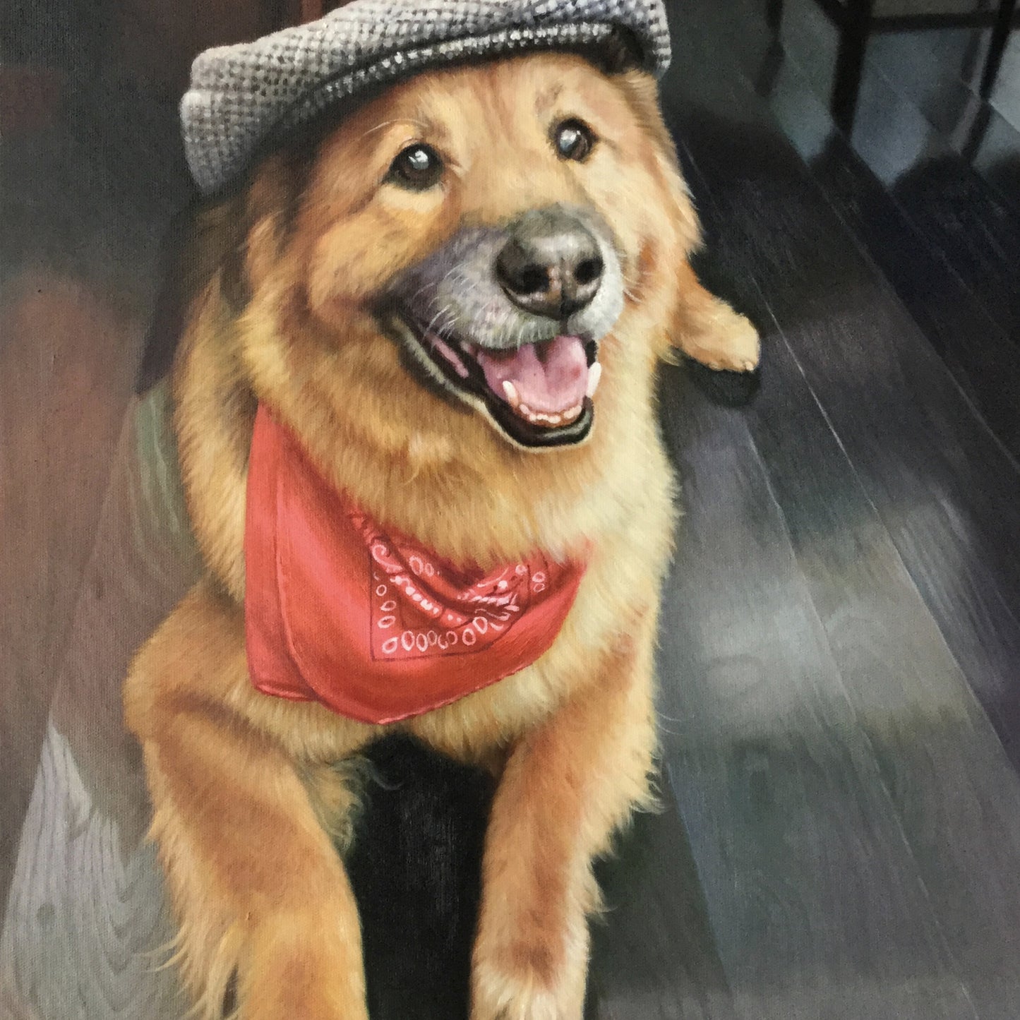 Custom Pet Portrait Oil Painting