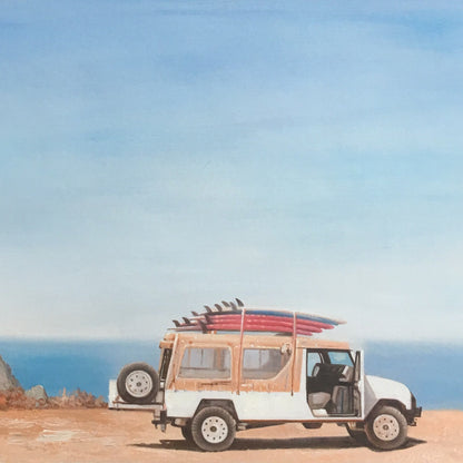 Custom Car Oil Painting