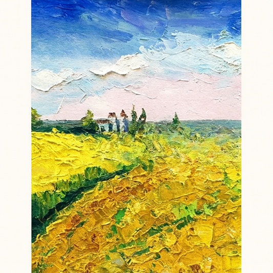 Sunlit Fields of Provence - Avalie
