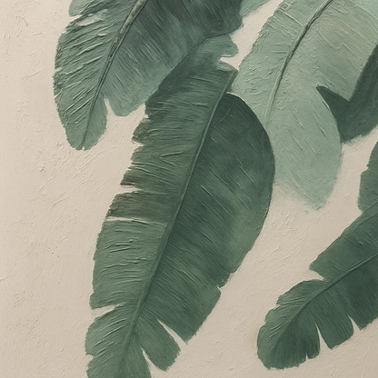 Verdant Palm Stillness - Avalie