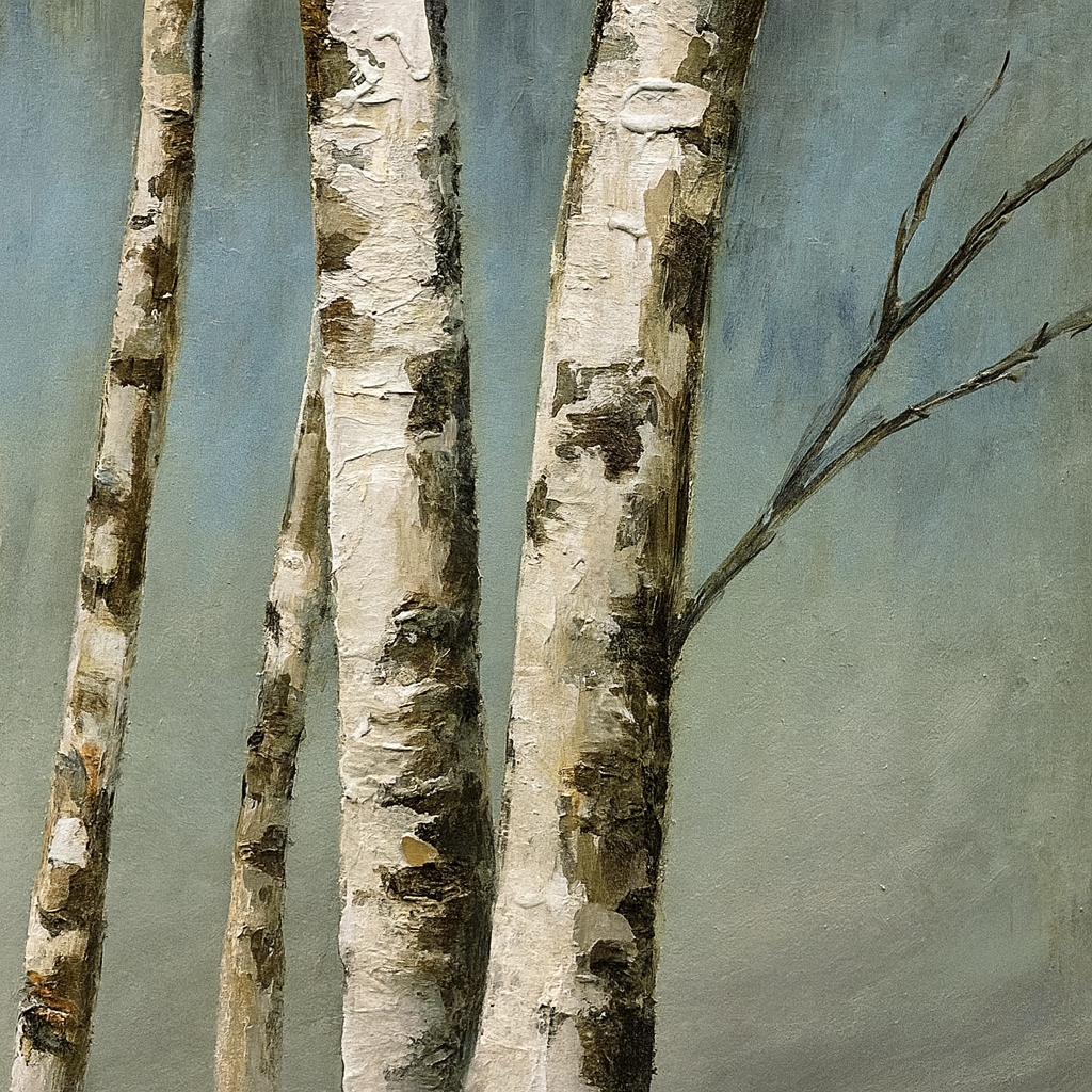 Winter Birch Silence - Avalie