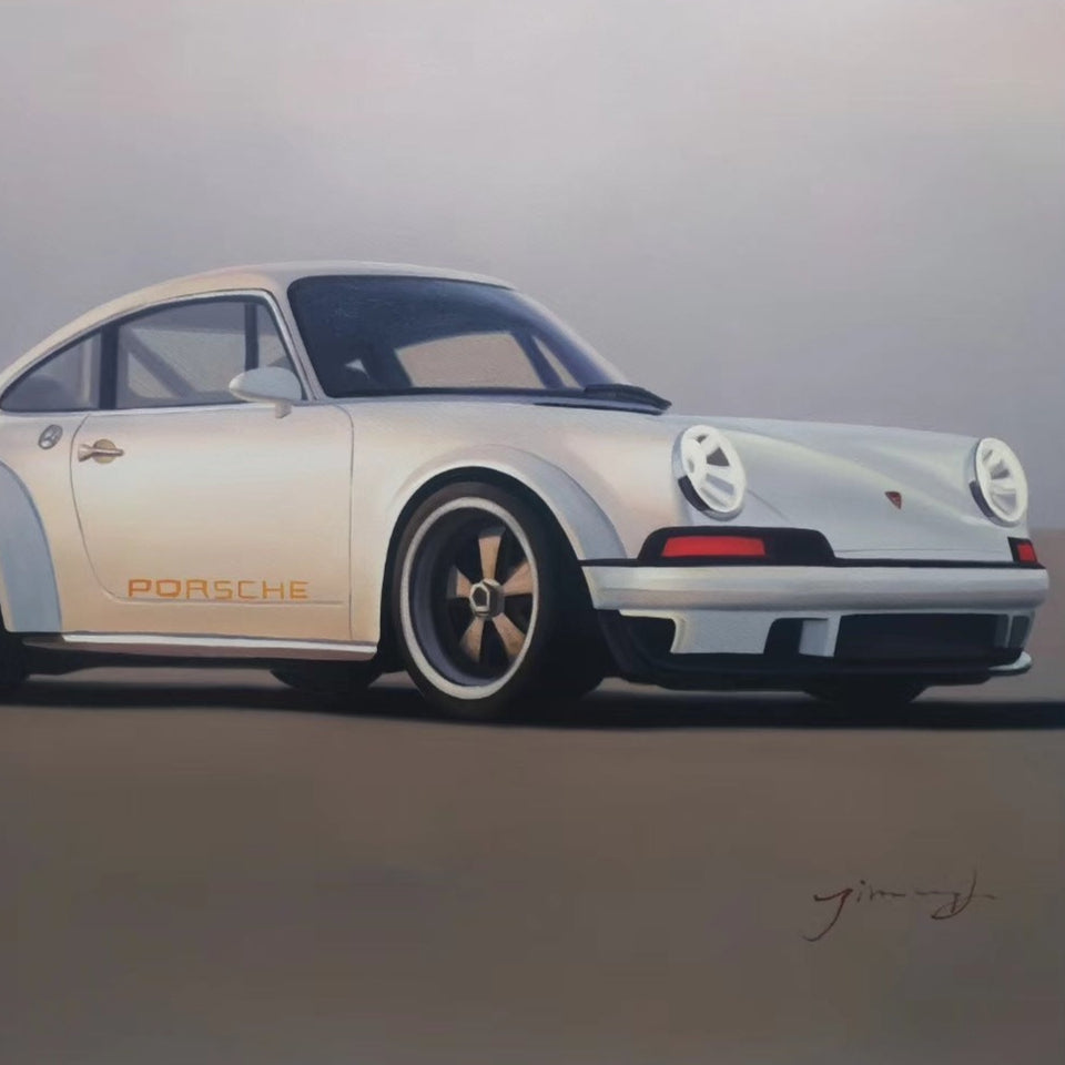 Custom Car Oil Painting