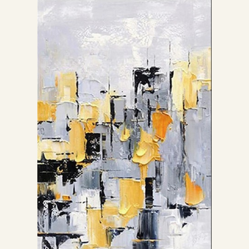 Golden Dusk Cityscape