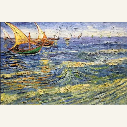 Saffron Sails at Dawn - Avalie
