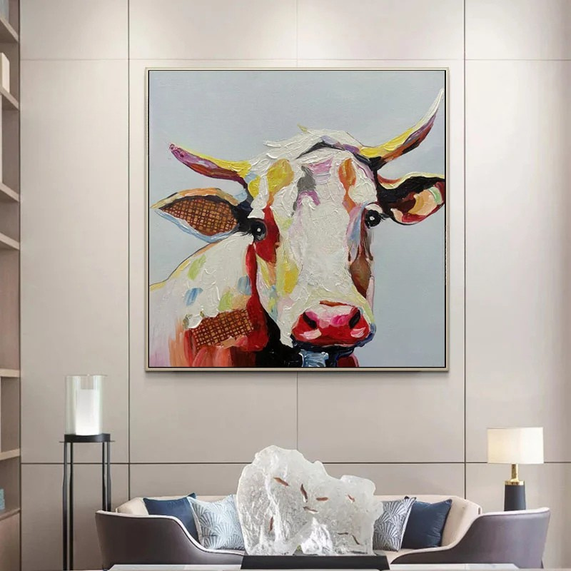 Pastel Meadow Cow - Avalie
