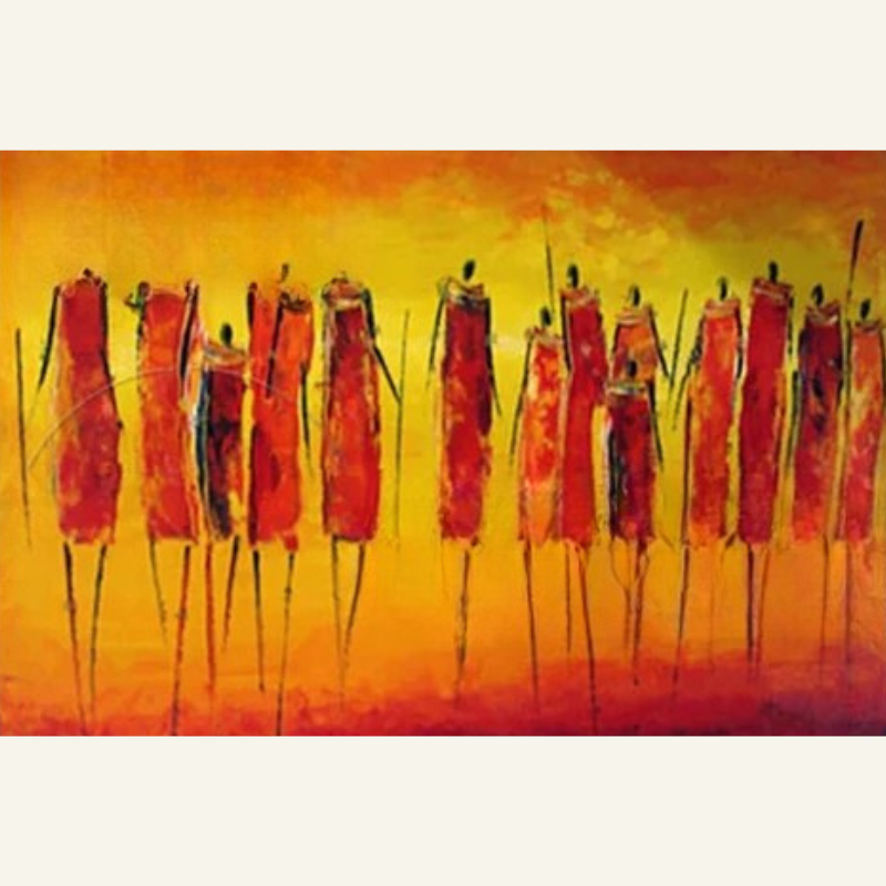 Crimson Gathering at Dusk - Avalie